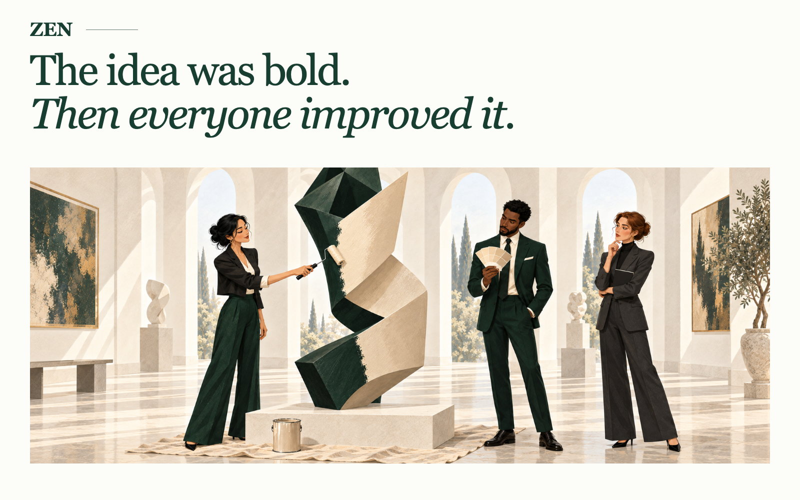The idea was bold. Then everyone improved it.
